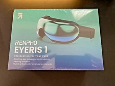 RENPHO Eyeris 1 Soothing Eye Massager Migraine Heat Music NEW SEALED Purple