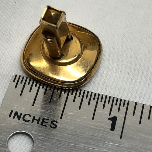Vintage Men's Gold Tone Cuff Links in Vintage Case - Picture 6 of 12