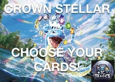 Pokémon SV Stellar Crown (SCR) Singles • PICK YOUR CARD! NM - PACK FRESH
