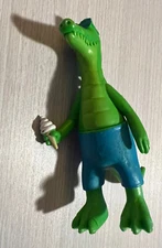 COOL CROCODILE WITH ICE CREAM CONE 5.5in | ANKYO PLASTIC TOY FIGURE