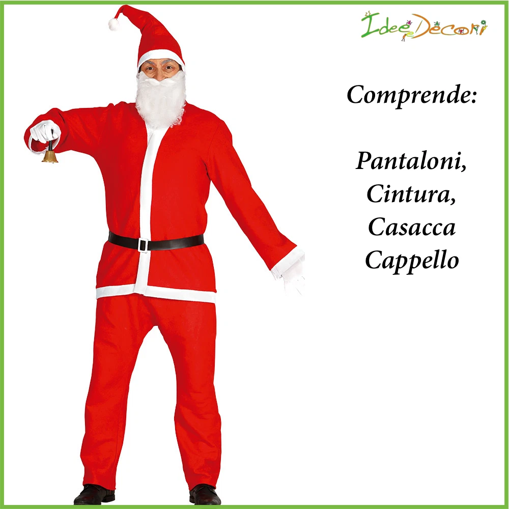 Vestito da babbo natale uomo cheap