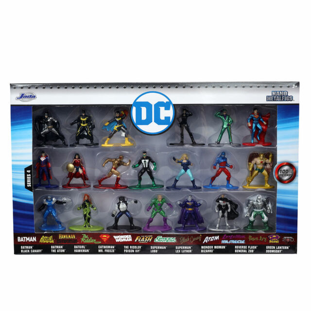 Jada Nano MetalFigs: DC COMICS Superheroes 20-Pack 1.65" Mini Figures Series 4