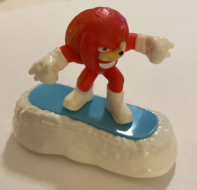 2022 McDonald's Happy Meal Toys Sonic 2 Toy #7 Knuckles EUC