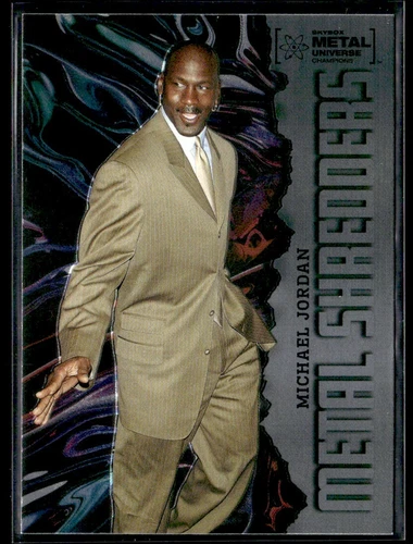 2022-23 Skybox Metal Universe Champions #101 Michael Jordan Metal Shredders