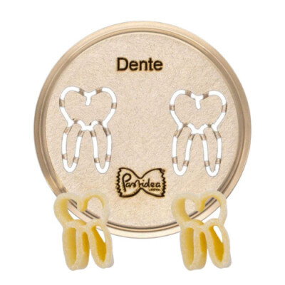 Matrize Bronze - Dente/Zahn - kompatibel mit Kenwood Pasta Fresca oder mit Adapt