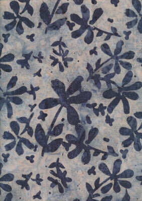 Batikstoff, Blumenmuster, 100% Baumwolle, FQ, Basteln, Quilten Patchwork