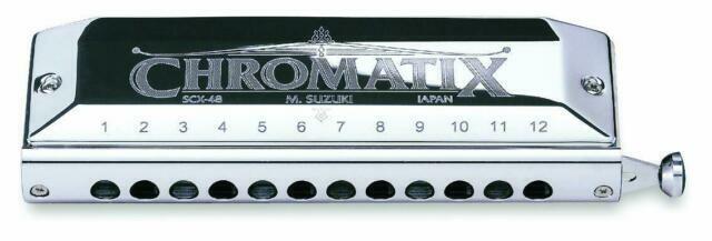 Suzuki Scx 48 Chromatic Harmonica Scx48 12 Holes 48 Sounds For Sale Online Ebay