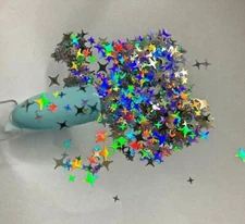 Holographic 4 Point Star Glitter | 1 TSP | Gel Nail Art & Acrylic