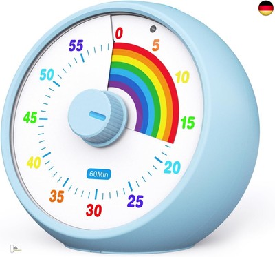 Visueller Timer für Kinder, 60-Minuten Countdown Timer für Klassenzimmer Büro Kü