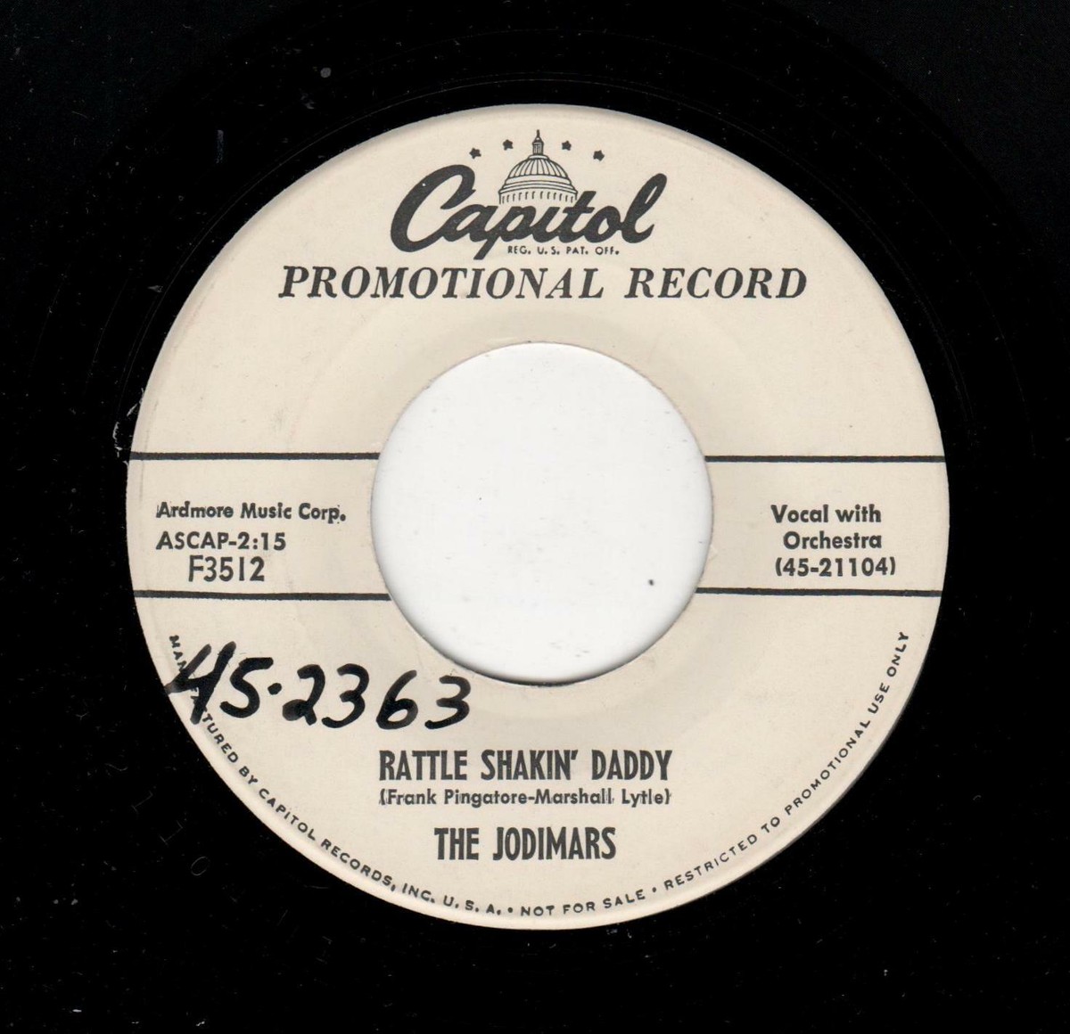 ROCKABILLY-JODIMARS (BILL HALEY'S COMETS)-RATTLE SHAKIN