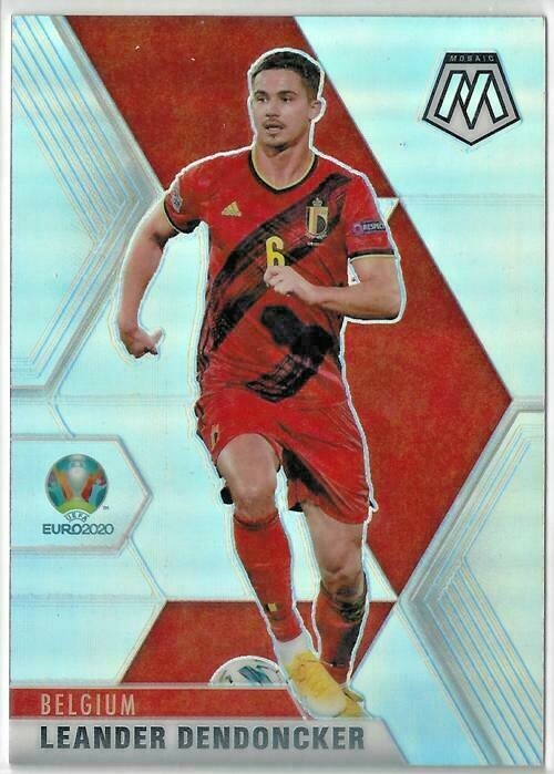 2021 Panini Mosaic UEFA Euro Silver #9 Leander Dendoncker Belgium