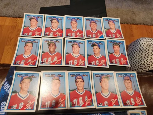 1988 Topps Traded Team USA Olympic Complete Set of (21) Fresh From Case Abbott 