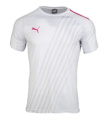 PUMA Herren Team Pacer Shirts Trikot weiß Training Tee Top Gym T-Shirt 93224801