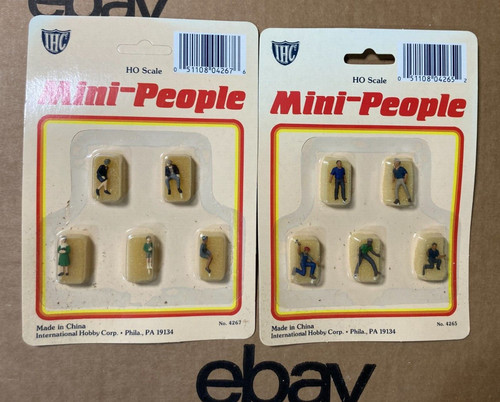 2PK DE IHC Tren Escena Mini Personas HO 4265 y 4267 De Colección Nuevo en Paquete | Zustand: New
