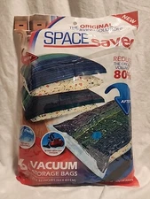 Spacesaver 6 Vacuum Storage Bags, Variety Pack (Medium, Large, & Jumbo) *NEW*