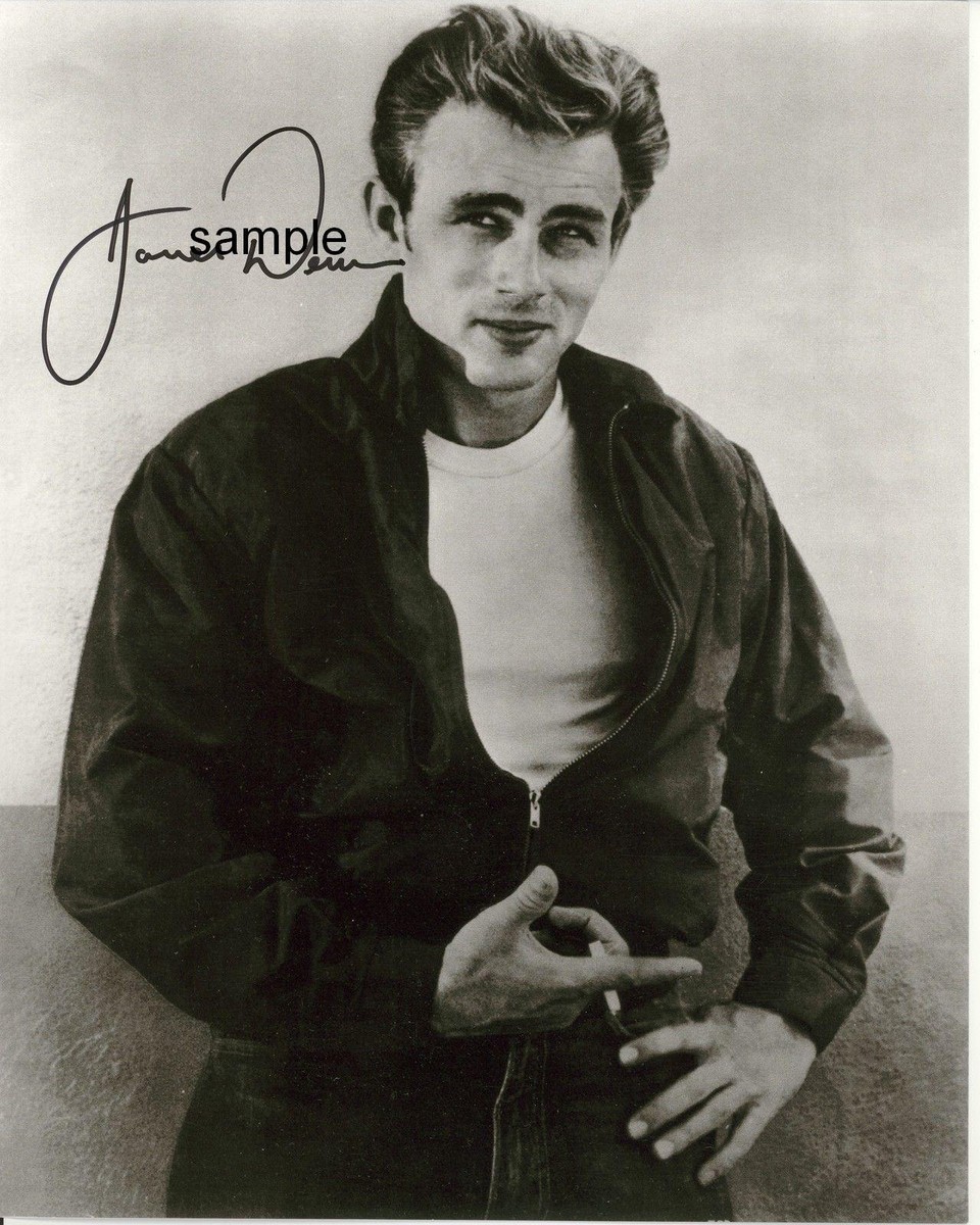 JAMES DEAN REPRINT 8X10 AUTOGRAPHED SIGNED PHOTO PICTURE