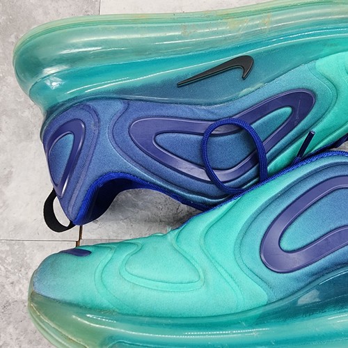 Nike Air Max 720 Men's Sea Forest Green Blue Sneakers Size 10.5 - Picture 8 of 14