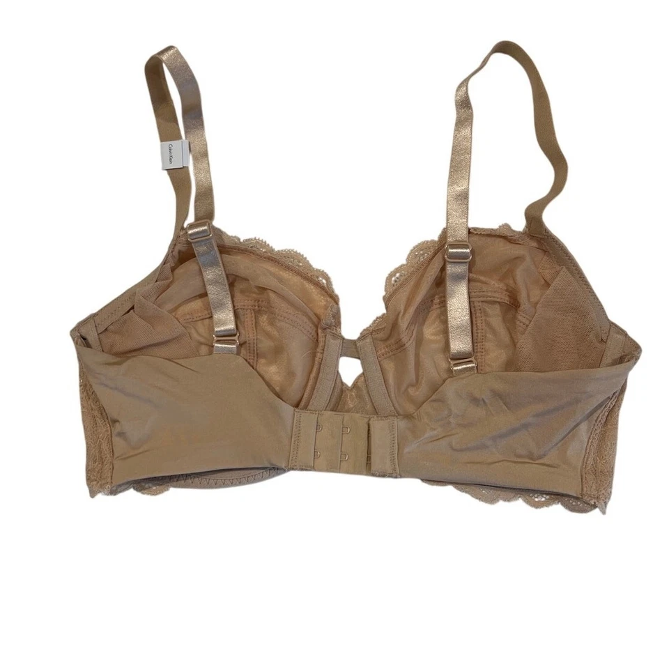 Бюстгальтер Calvin Klein соблазнительный комфорт без подкладки полное покрытие размер 34D рекомендуемая розничная цена производителя 48,50 долл. США - Изображение 2 из 4