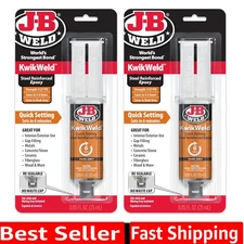 2-Pack KwikWeld Epoxy - Quick Cure, Waterproof Adhesive for Multiple Surfaces