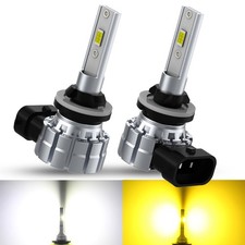2x 880 881 Led Bulbs Fog Driving Light White Yellow Switchback Dual Color 2x 880 881 Led Bulbs Fog Driving Light White Yellow Switchback Dual Color