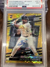 2024 Panini  VIP Gold Pack - Prospects Jackson Chourio #RP14 Gold Prizm /10 (RC)