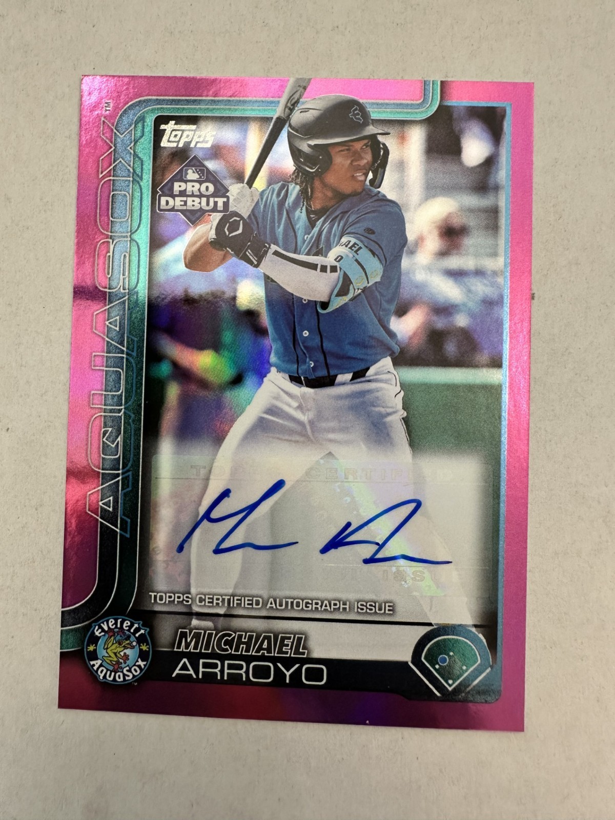 Michael Arroyo 2025 Topps Pro Debut Fuchsia #PD-78  Auto #/199 SP NM or better
