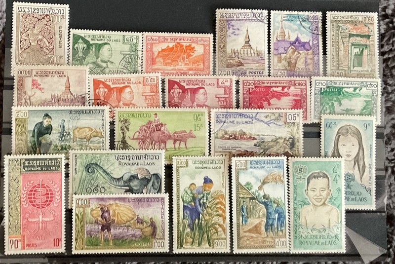 LAOS   COLORFUL COLLECTION OF OLDER STAMPS      LAOS          #26146