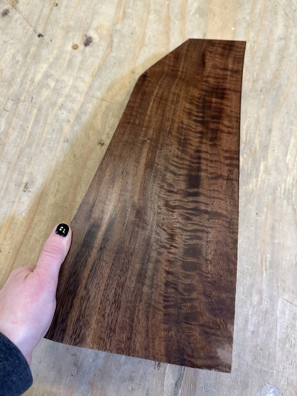 Highly Figured Curly Claro walnut Rifle/ Shotgun blank (b2)