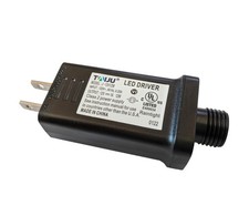 Yard Inflatable Adapter Power Supply Adaptor 12Vdc 1.0A 1000mA 1.0Amp UL List...