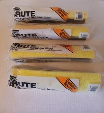 Brute Steel Roller 4 Rubbermaid Commercial Yellow Sponge Mops 6436