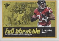 2018 Panini Classics Full Throttle Gold 17/99 Devonta Freeman #2 fm0