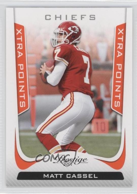 2011 Panini Prestige Xtra Points Orange Matt Cassel #99 0a1