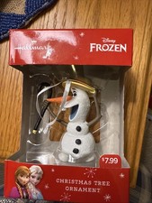 Hallmark Ornament Olaf with Top Hat  Cane Disney Frozen