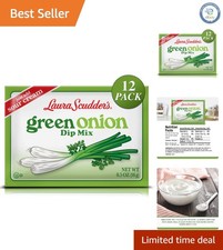 Green Onion Dip Mix - Fat Free Vegetarian Seasoning 0.5 oz, Pack of 12