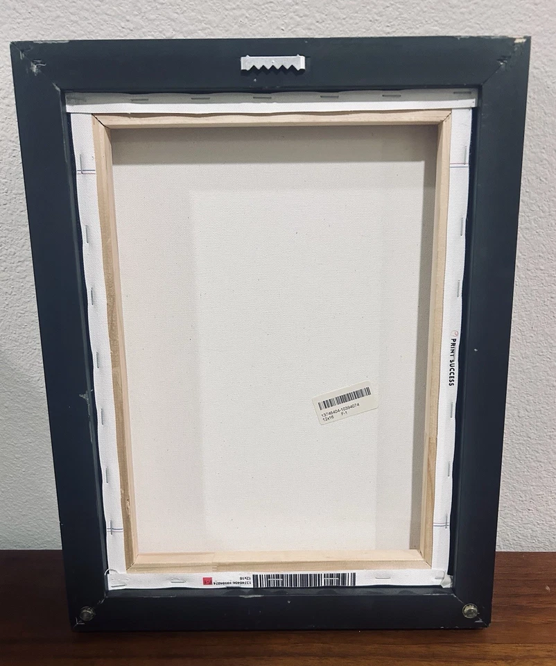 Framed Monopoly Work Hard Play Hard Canvas Print Wall Art - Image 3 of 4