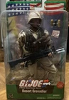 NEW SEALED 2003 HASBRO GI JOE DESERT GRENADIER ACTION FIGURE AFRICAN AMERICAN