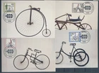 XE59691 Germany 1985 Berlin bicycles maxicards used