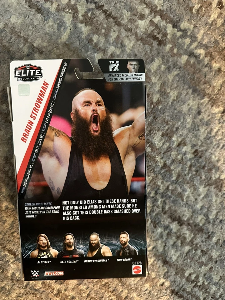 Figura de lucha libre Mattel WWE Elite Collection Top Picks 2019: Braun Strowman Foto 2 de 3