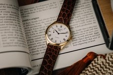 Zenith Elite Solid 18k/ct Gold Exhibition Case Back, Mens Auto WATCH,30.0040.680