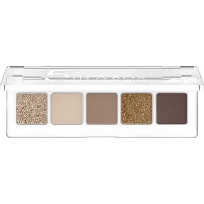 5 In A Box Mini Eyeshadow Palette, Lidschatten, Nr. 010 Golden Nude Look, meh... - Bild 1 von 4