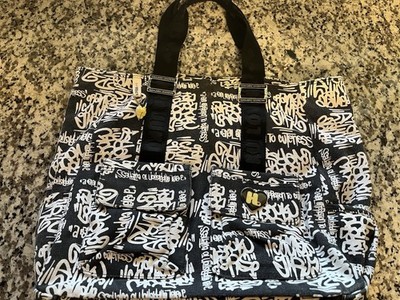 HARAJUKU LOVERS Gwen Stefani Vintage Graffiti Tote Bag Purse Y2K