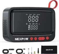 NEXPOW Tire Inflator Portable Air Compressor 150PSI Cordless 12V DC 12000mAh New