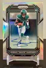 2022 Panini Prizm - Rookie Ahmad Gardner #341 Silver Prizm Autographs (AU, RC)