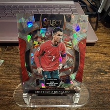 Panini Select Road to FIFA World Cup 2026 Cristiano Ronaldo #48 Prizm CrackedIce