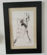 Guayasmin Screen Print framed 21x29