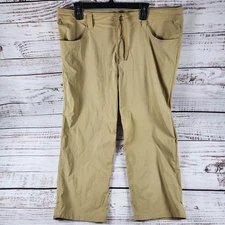 Patagonia 55183 Men’s Quandary Pants 38 Regular Fit Straight Leg UPF 40+ Beige