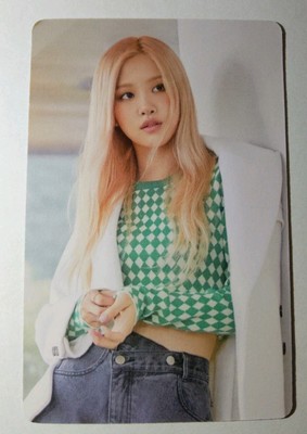 Rosé Black pink 7x5cm Card Neu