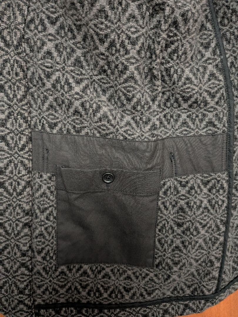 Engineered Garments All-Over Pattern Wool Jacket … - image 5