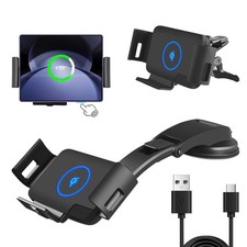Wireless Car Charger Mount, 15W Fast Charging Holder