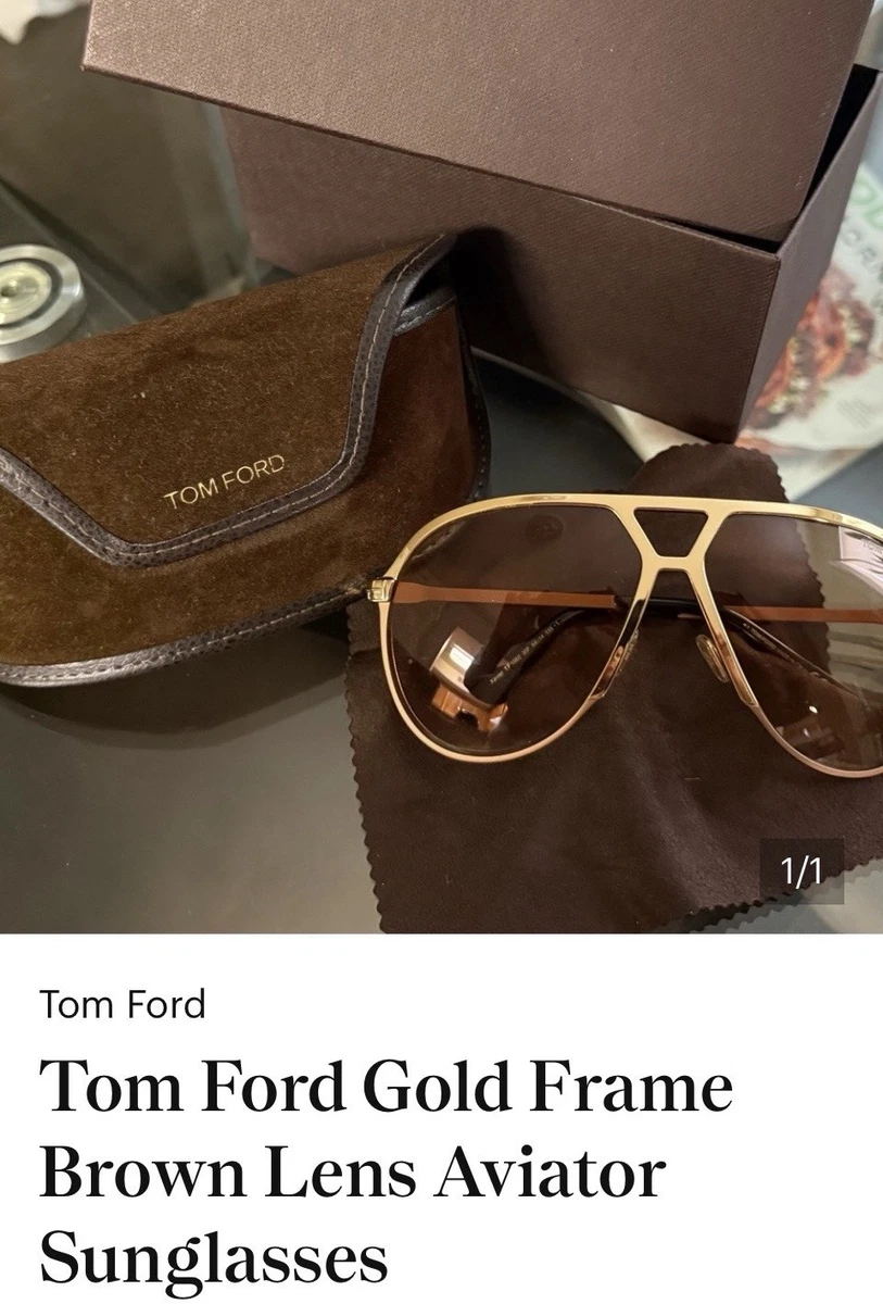 25+ Tom Ford Gold Aviator Sunglasses for Men for sale | Updated